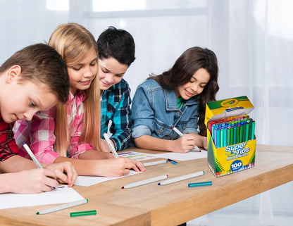 Crayola itin ploni žymekliai, 100 vnt.
