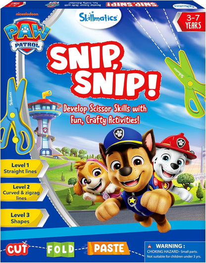 Skillmatics Snip Snip! kirpimo įgūdžių veiklų knyga