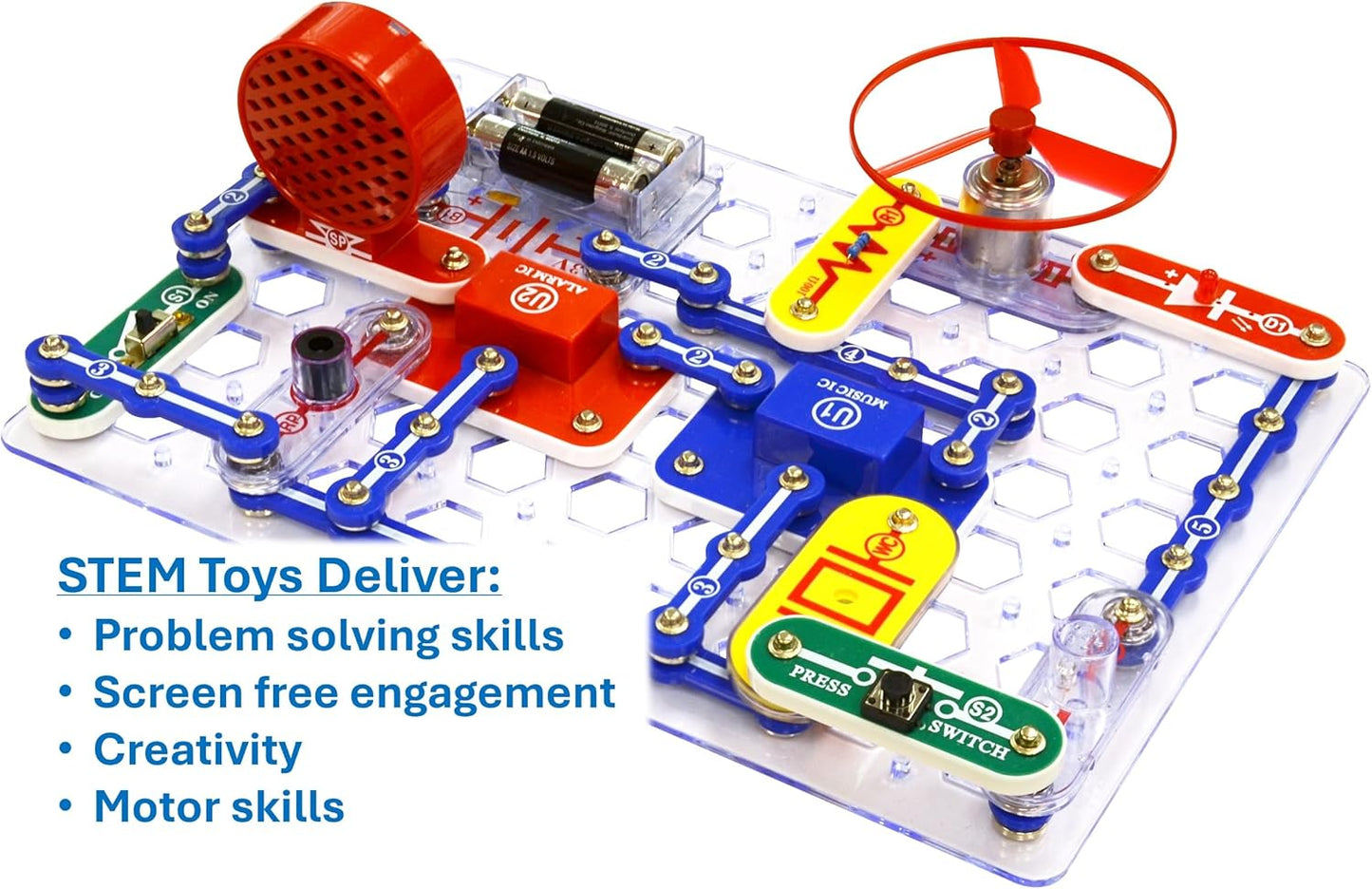 Snap Circuits Jr. elektronikos pažinimo rinkinys