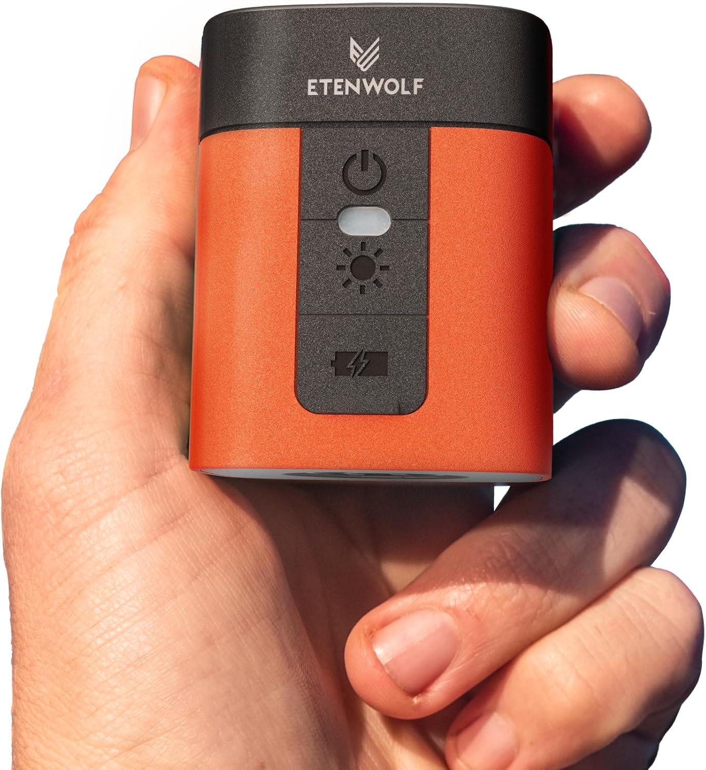 ETENWOLF AIR 3 Pripučiamų atributų oro pompa su 2600 mAh baterija ir stovyklavimo apšvietimu