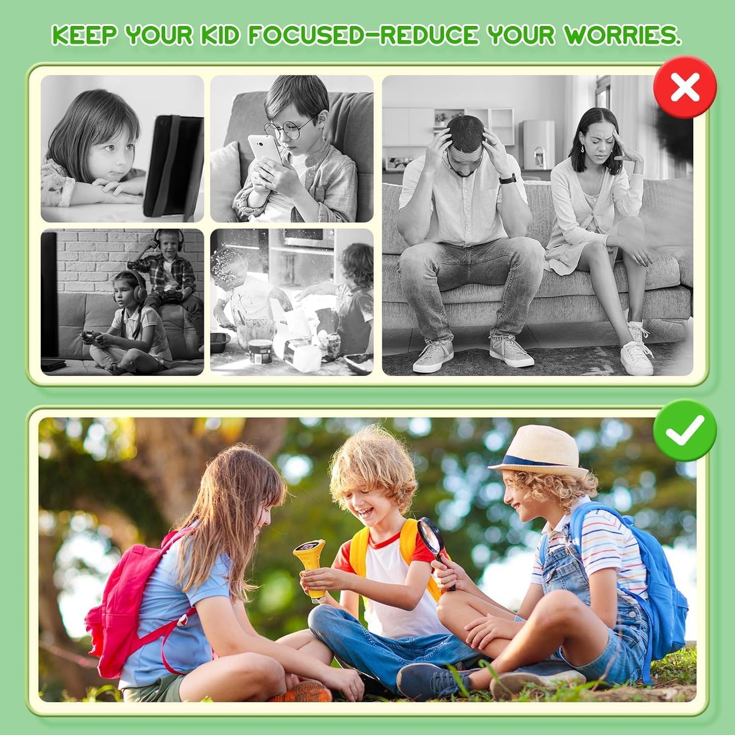 Nešiojamas vaikaiškas mikroskopas 