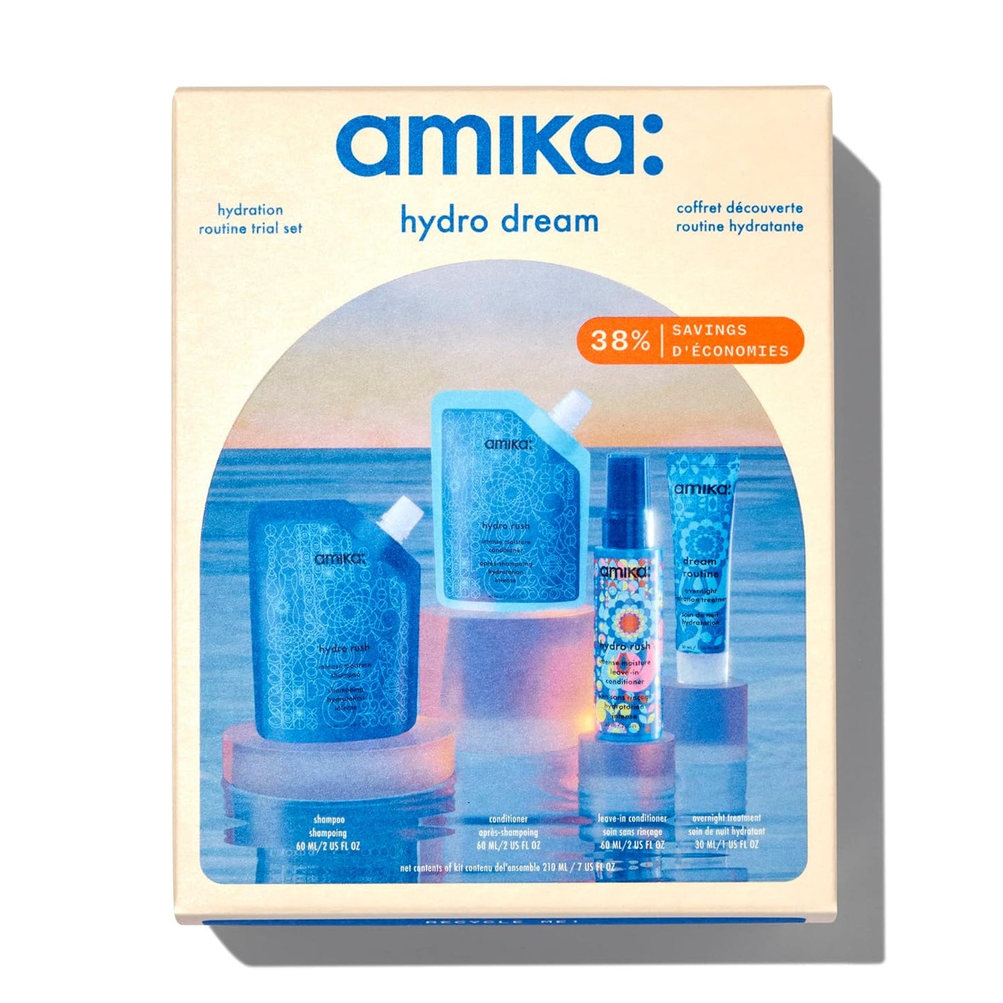 Amika Hydro Dream Hair Routine rinkinys