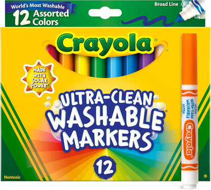 Crayola Plačios linijos žymekliai, 12 vnt.