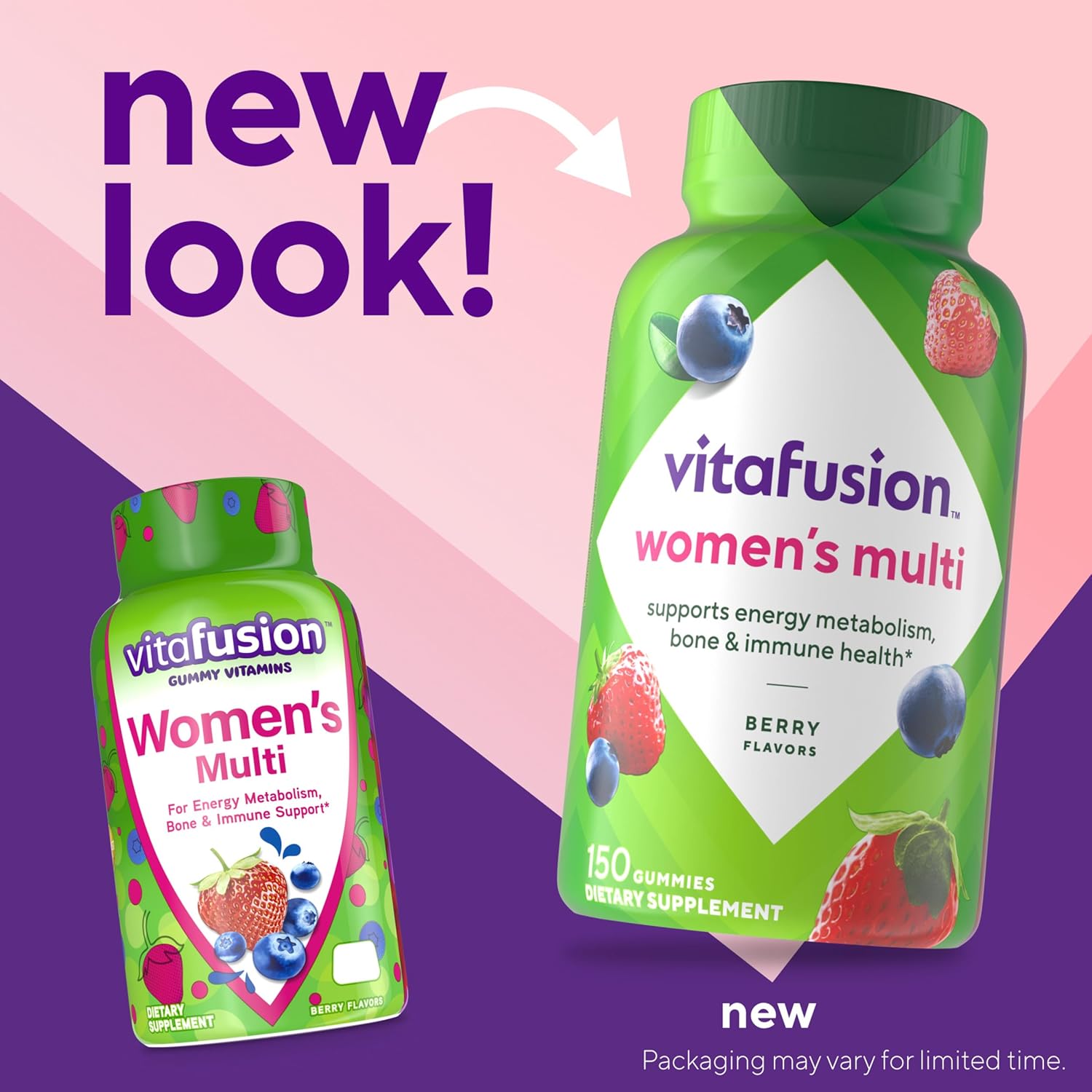 Vitafusion multivitaminai guminukai moterims