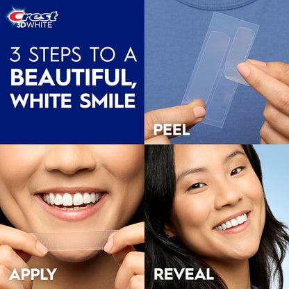 Crest 3D Whitestrips Vivid Plus dantų balinimo juostelės, 12 procedūrų 