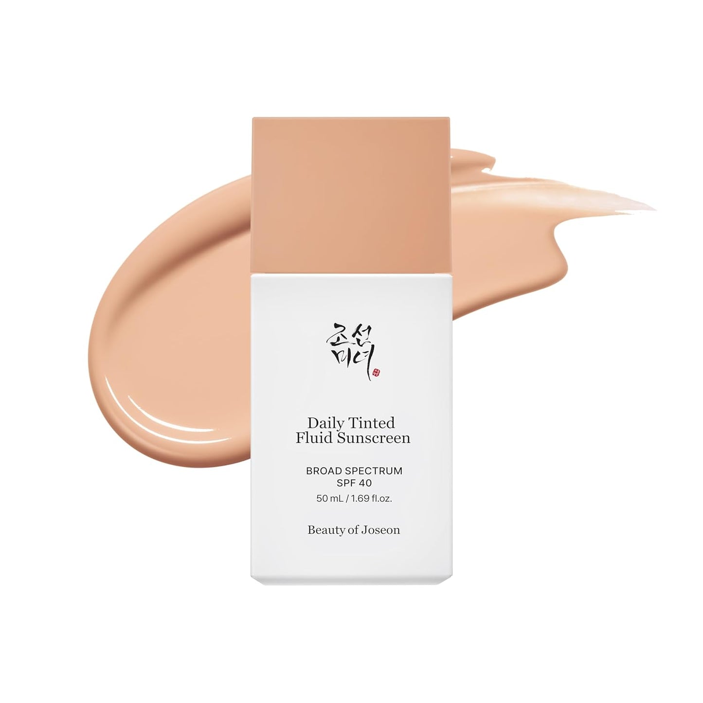 Beauty of Joseon kasdienis skystas veido kremas nuo saulės su spalva, plataus spektro SPF 40, 50 ml